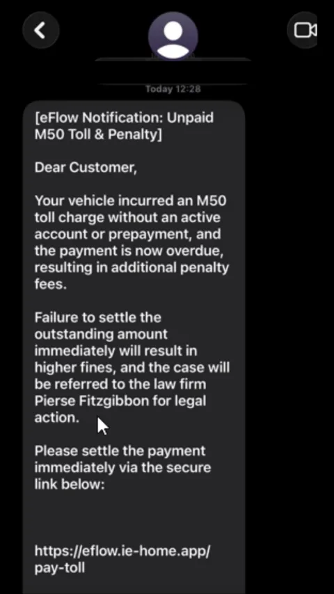 Scam example